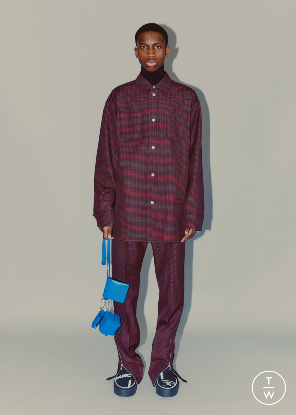 Fashion Week Milan Fall/Winter 2021 look 15 from the OAMC collection 男装