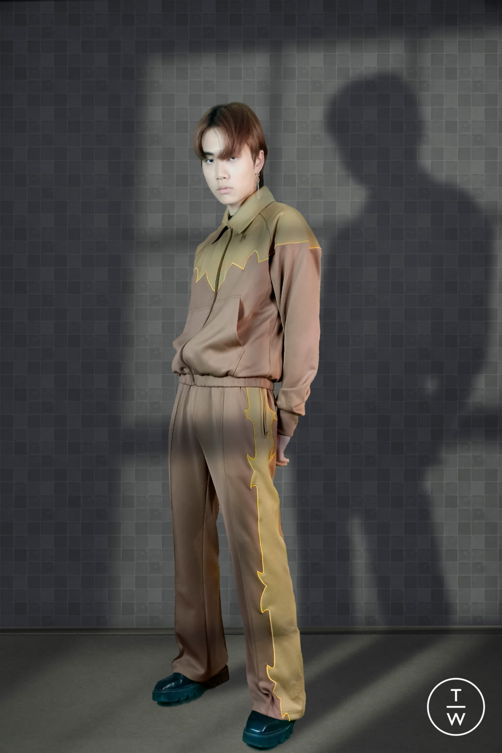 Fashion Week London Fall/Winter 2021 look 28 from the 8IGB community clothing collection menswear