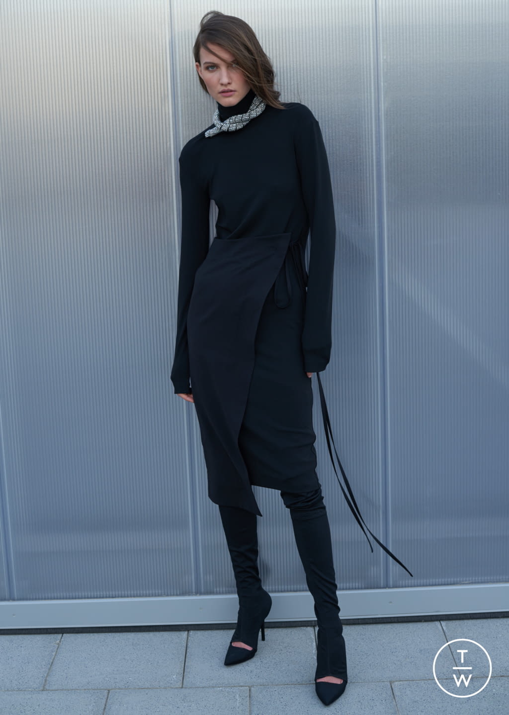 Fashion Week Paris Pre-Fall 2019 look 23 from the Kristina Fidelskaya collection 女装