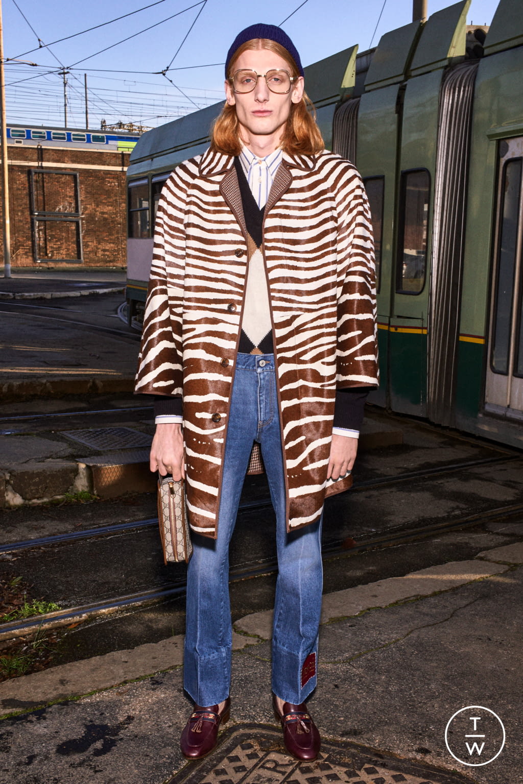 Fashion Week Milan Pre-Fall 2020 look 16 from the Gucci collection menswear