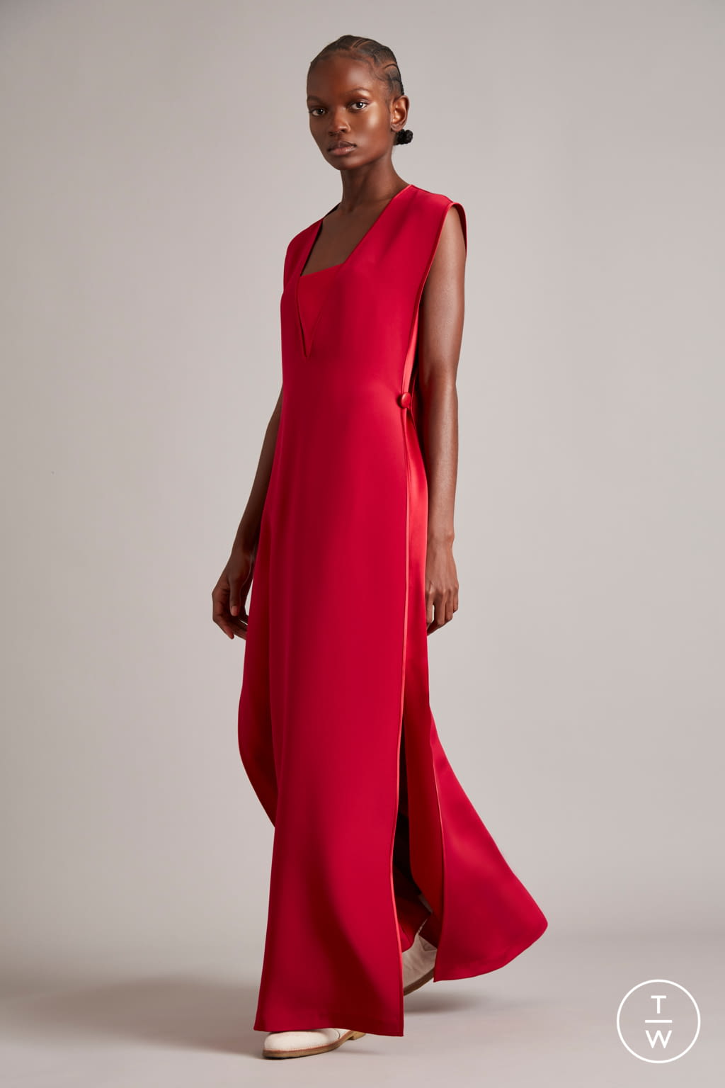 Fashion Week New York Fall/Winter 2021 look 15 de la collection Adam Lippes womenswear