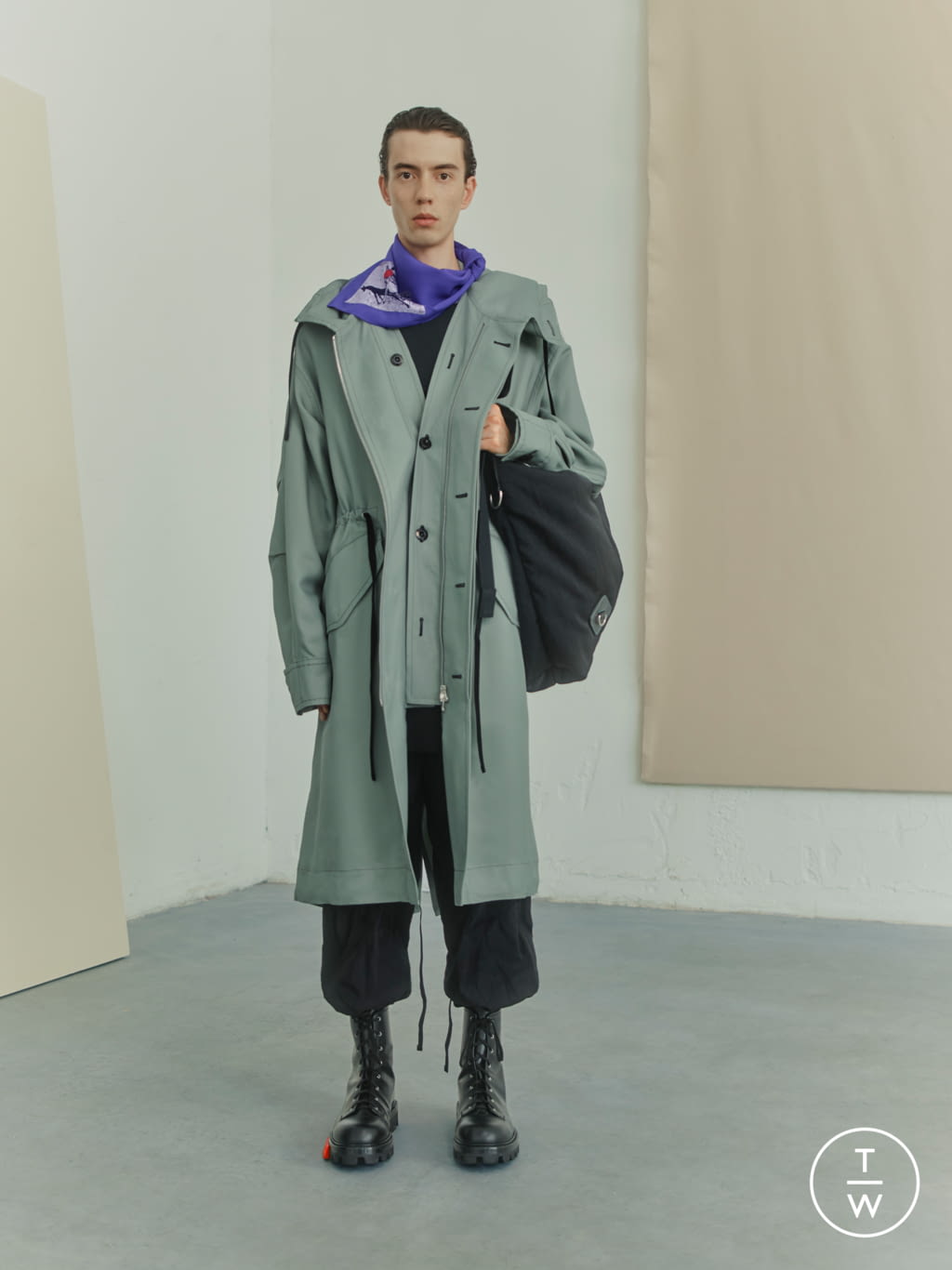 Fashion Week Milan Spring/Summer 2021 look 17 from the OAMC collection menswear