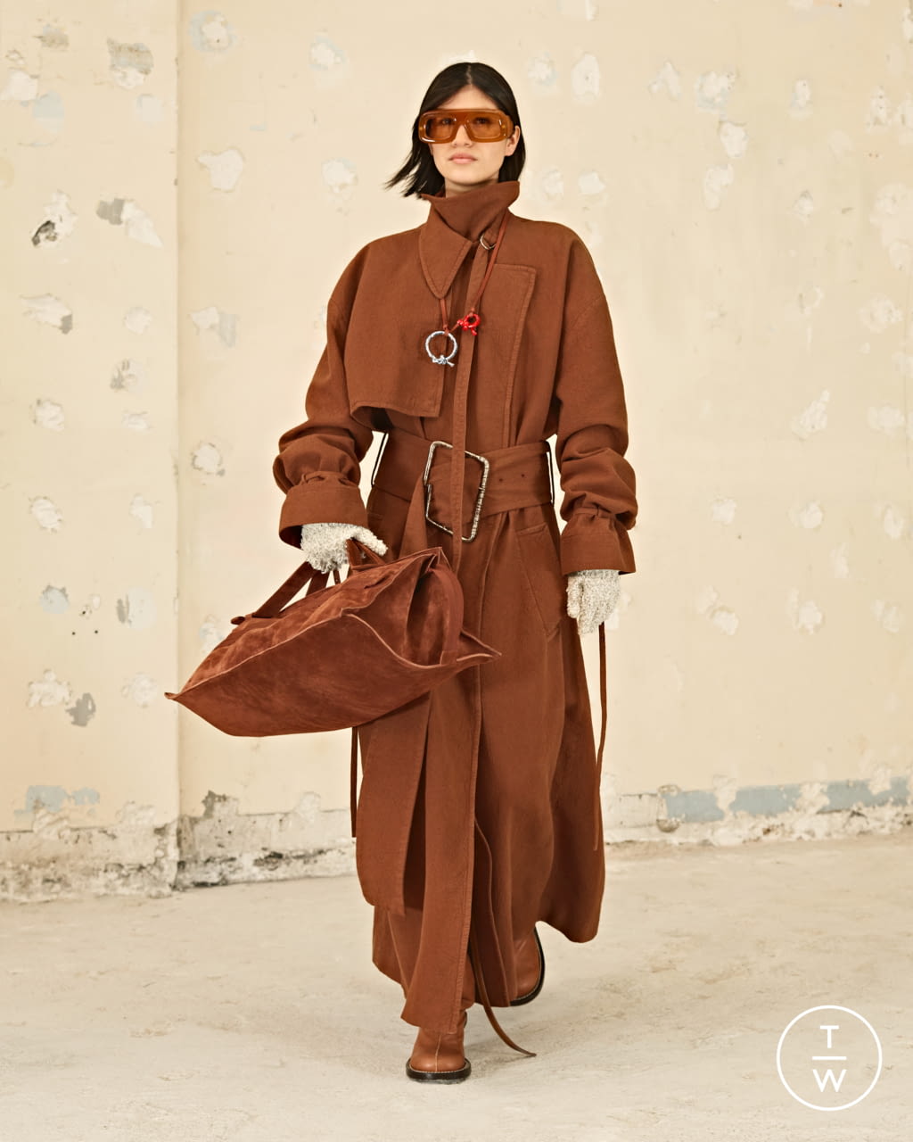 Fashion Week Paris Fall/Winter 2021 look 17 de la collection Acne Studios womenswear