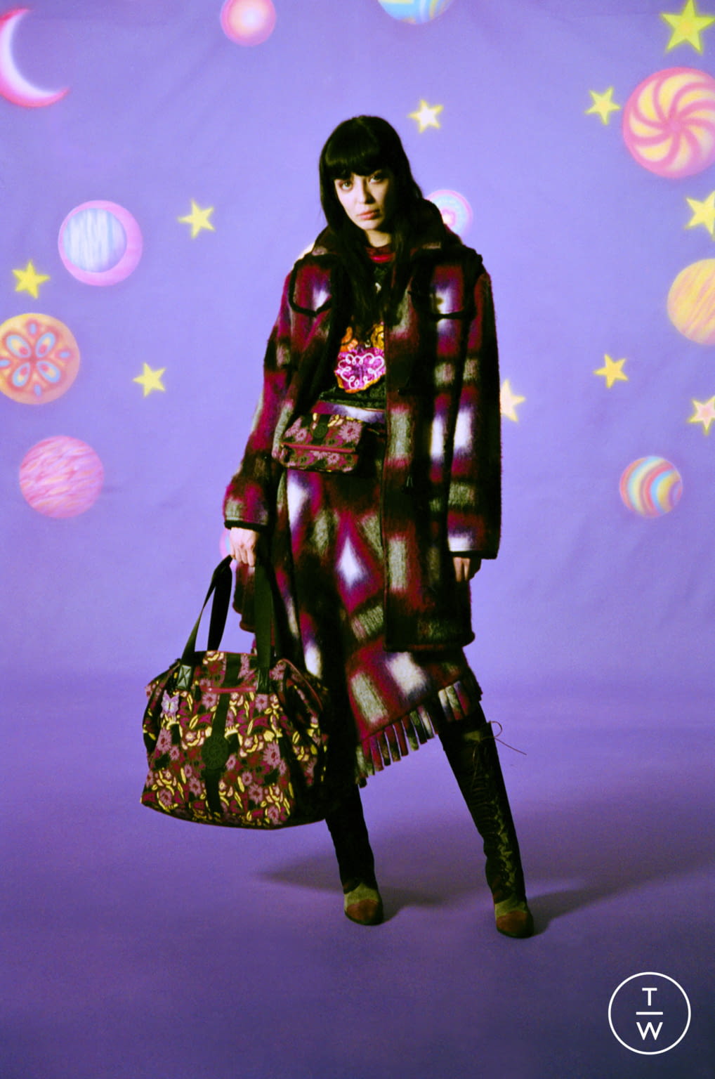 Fashion Week New York Fall/Winter 2021 look 17 de la collection Anna Sui womenswear