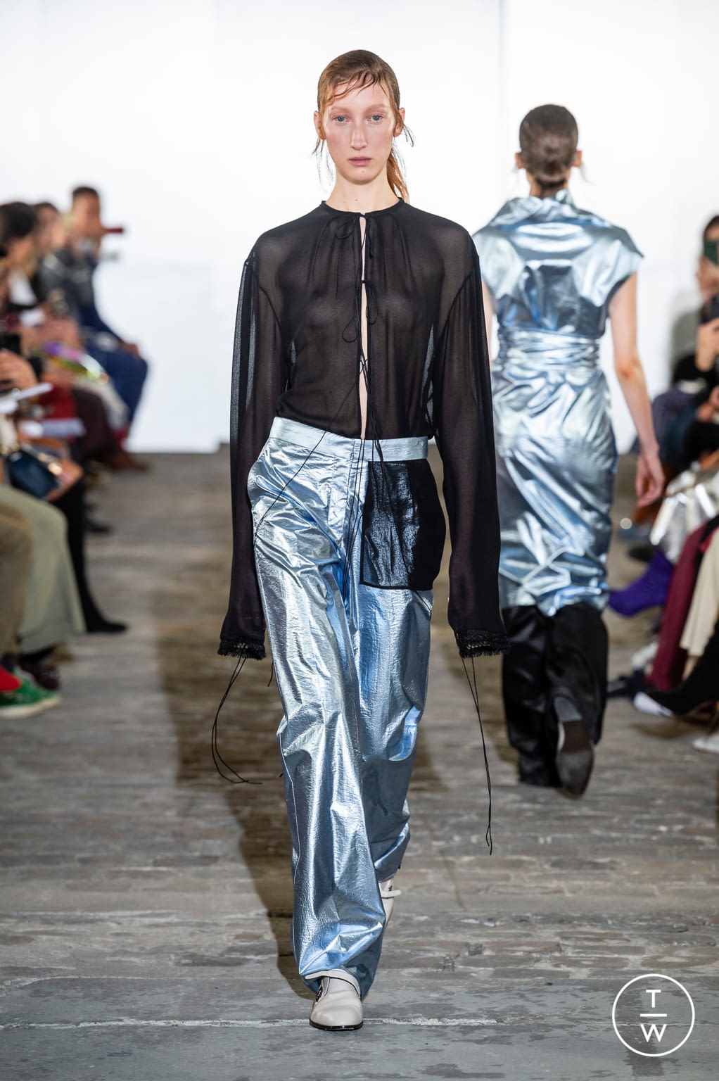 Fashion Week Paris Spring/Summer 2019 look 19 from the Kristina Fidelskaya collection 女装