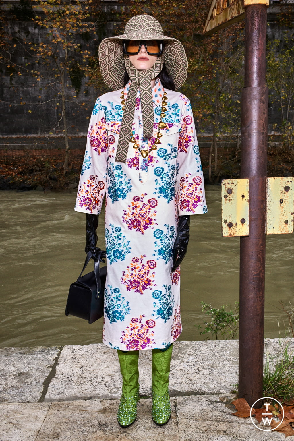 Fashion Week Milan Pre-Fall 2020 look 18 from the Gucci collection womenswear