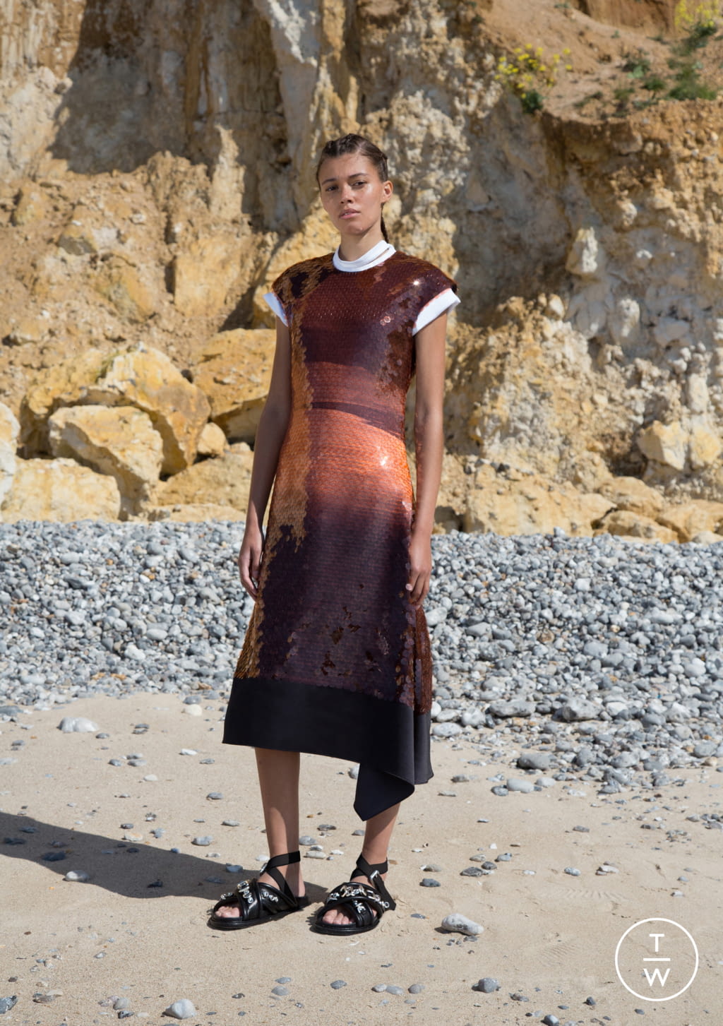 Fashion Week Paris Resort 2020 look 18 from the Cédric Charlier collection womenswear