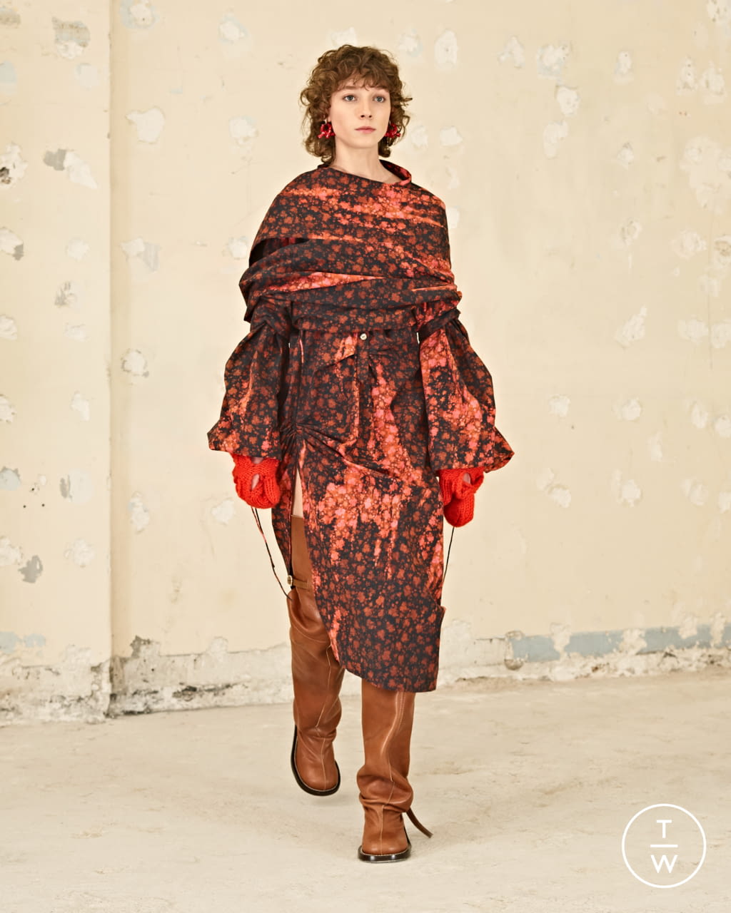 Fashion Week Paris Fall/Winter 2021 look 18 de la collection Acne Studios womenswear