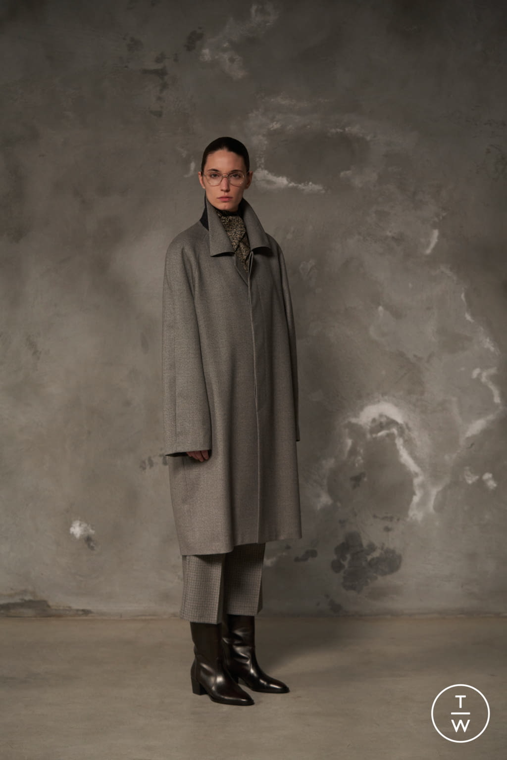 Fashion Week Milan Fall/Winter 2021 look 18 de la collection Calcaterra womenswear