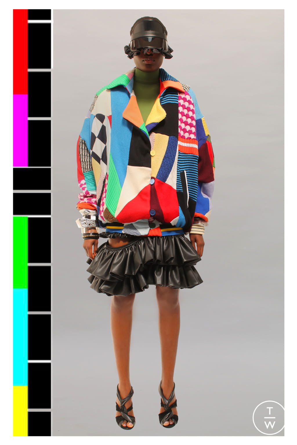 Fashion Week London Spring/Summer 2022 look 18 from the Preen by Thornton Bregazzi collection womenswear