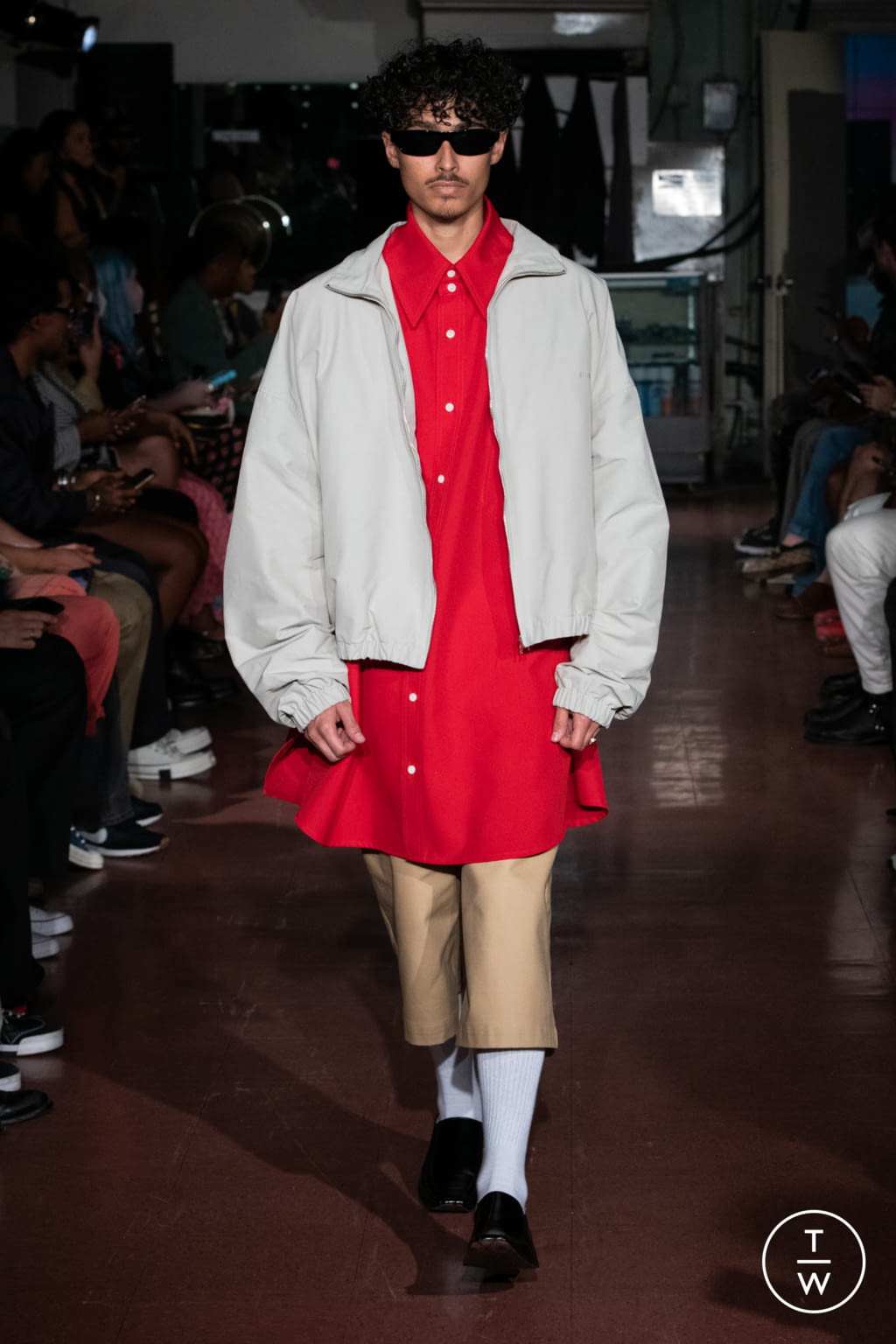 Fashion Week New York Spring/Summer 2022 look 19 de la collection Willy Chavarria menswear
