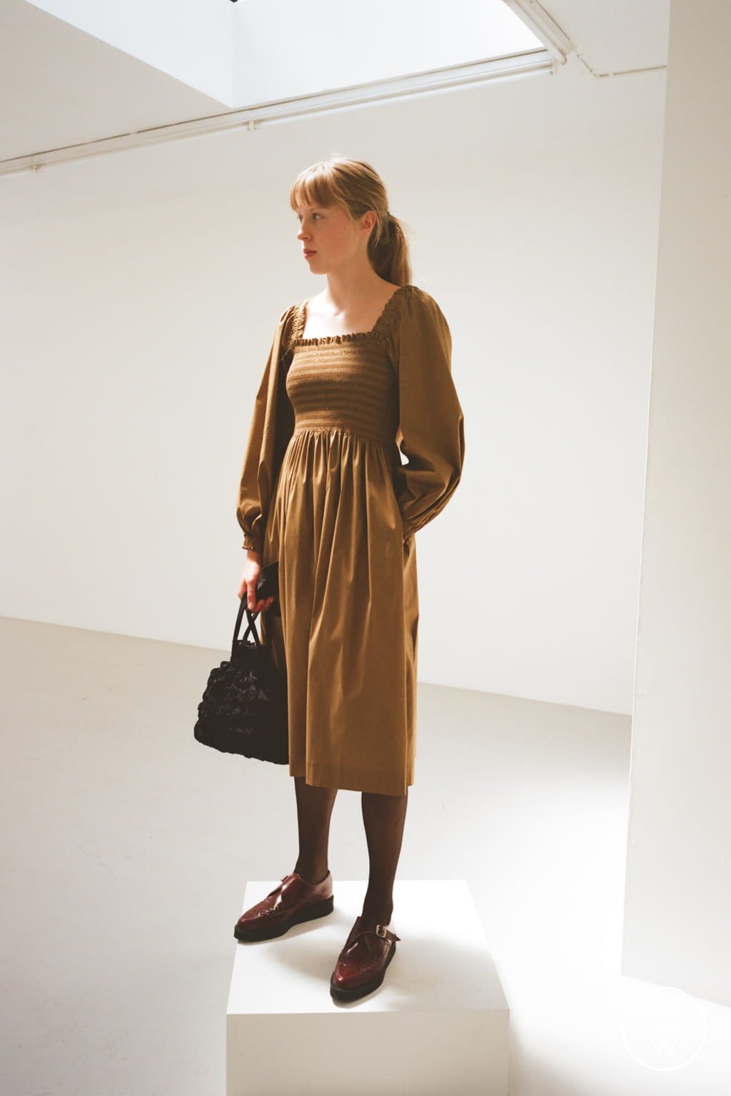 Fashion Week London Resort 2021 look 19 from the Molly Goddard collection womenswear