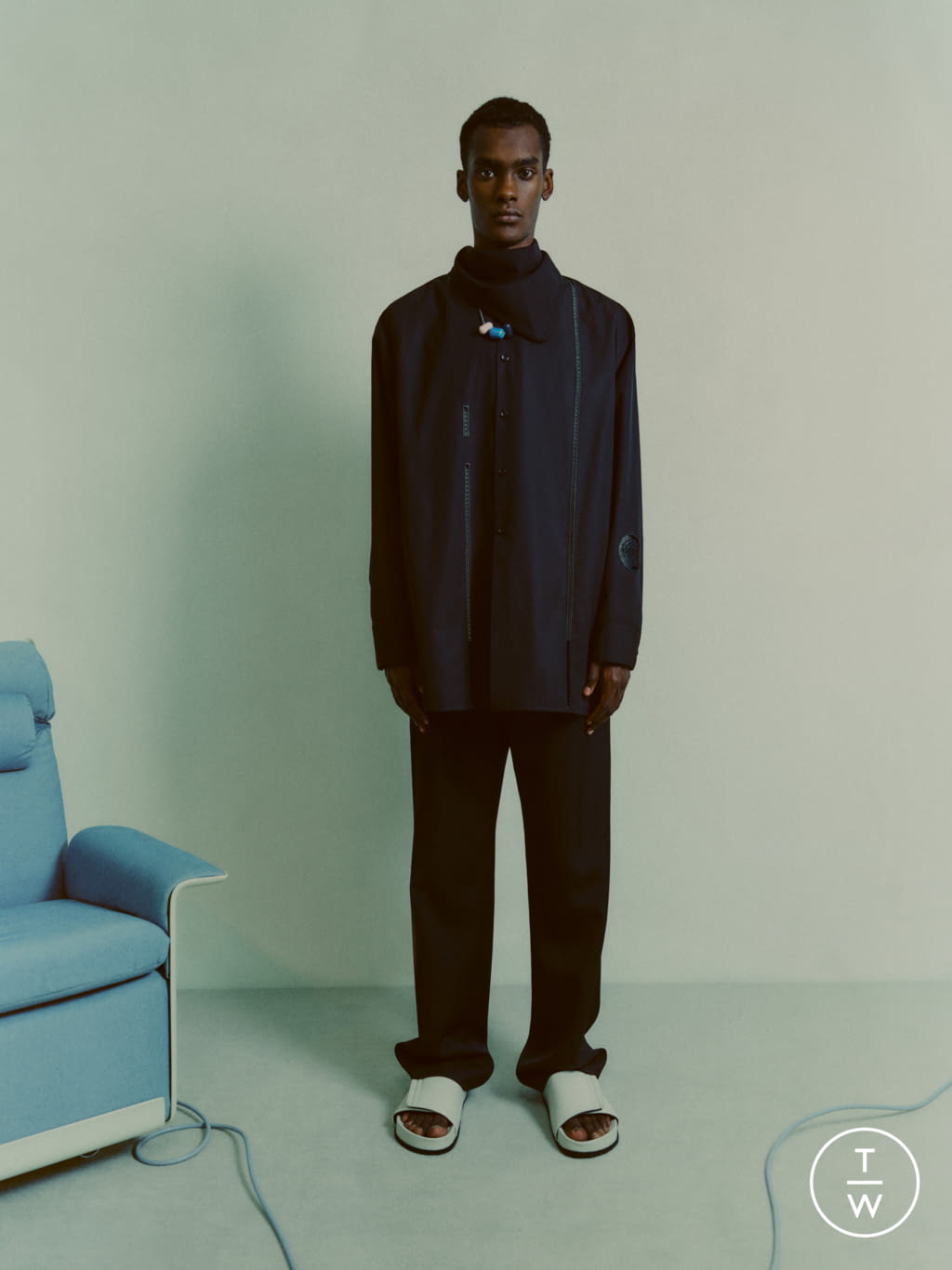 Fashion Week Paris Spring/Summer 2022 look 19 from the OAMC collection menswear