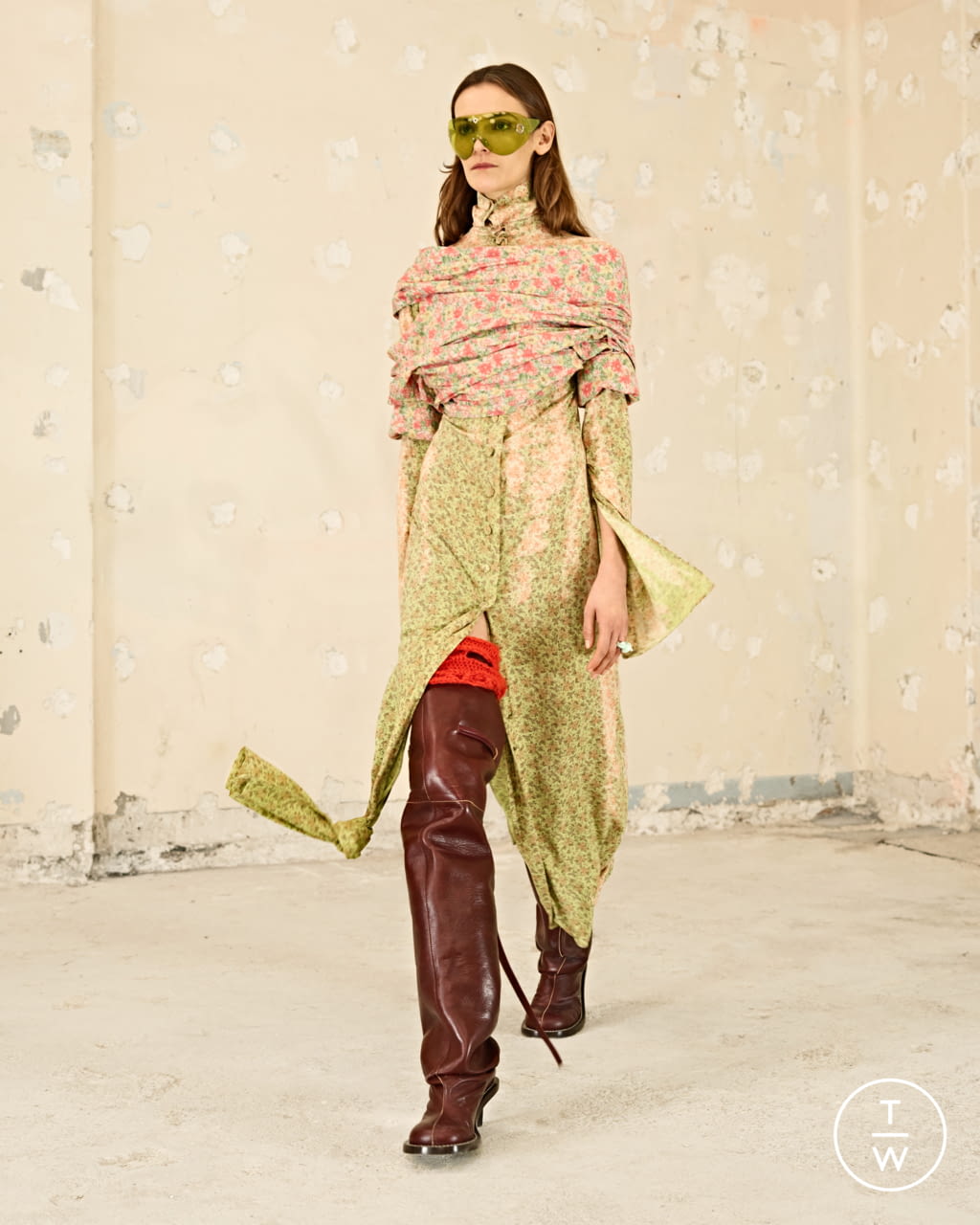 Fashion Week Paris Fall/Winter 2021 look 19 de la collection Acne Studios womenswear