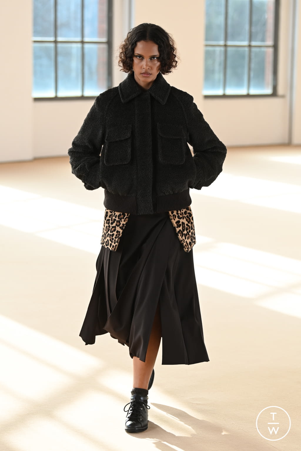Fashion Week Milan Fall/Winter 2021 look 19 from the Max Mara collection 女装