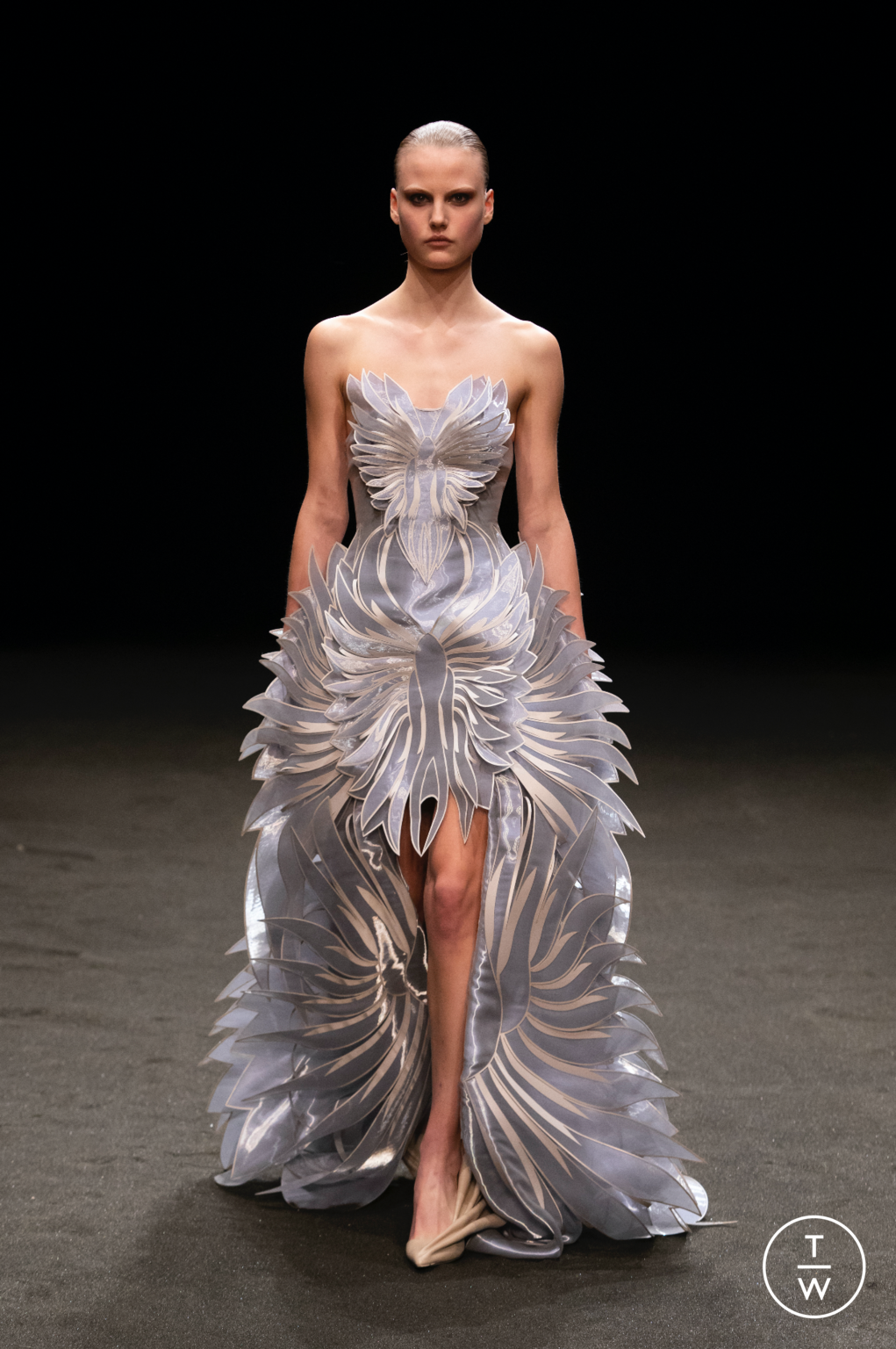 Fashion Week Paris Spring/Summer 2021 look 19 from the Iris Van Herpen collection couture