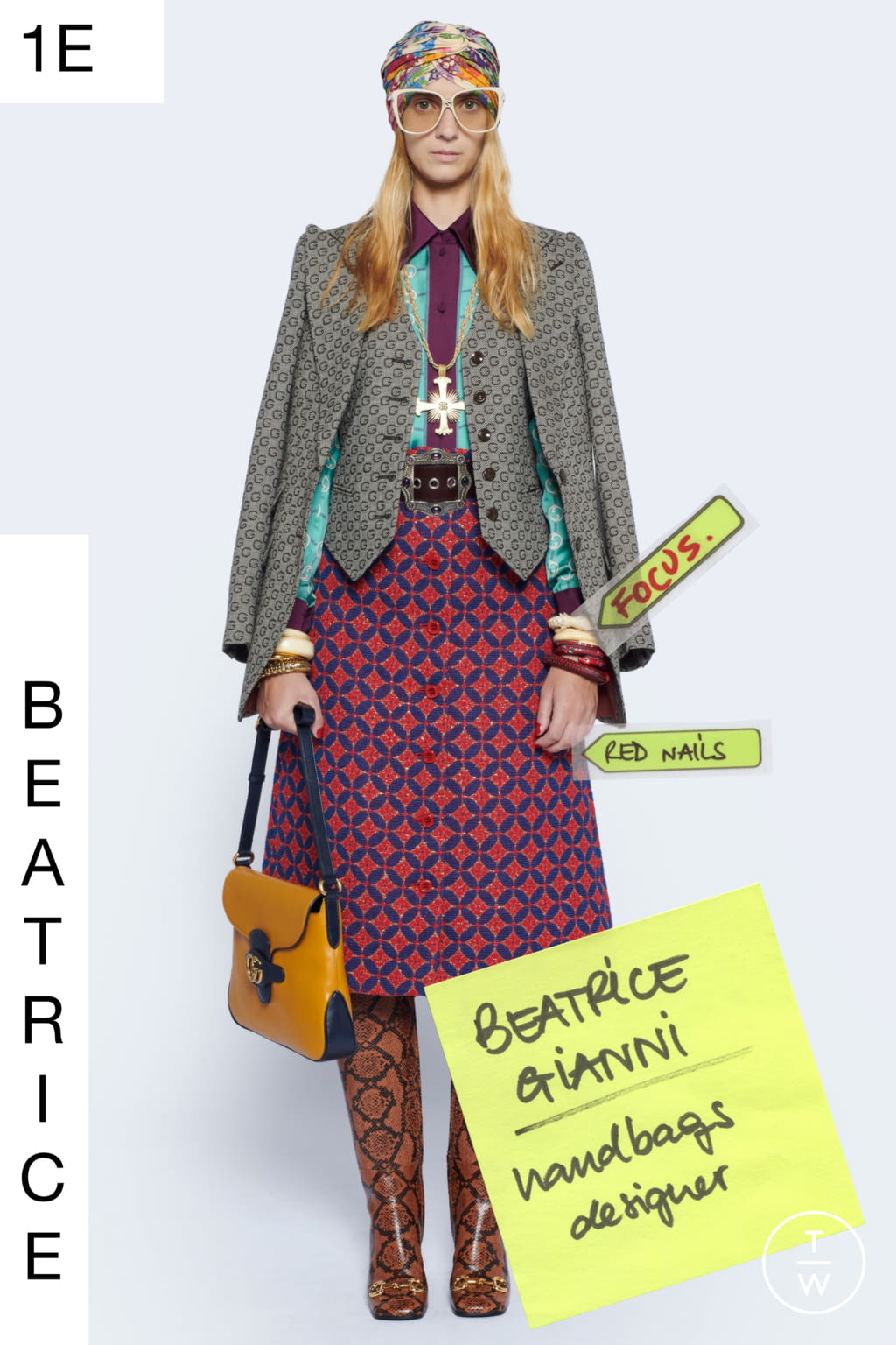 Fashion Week Milan Resort 2021 look 1 from the Gucci collection 女装