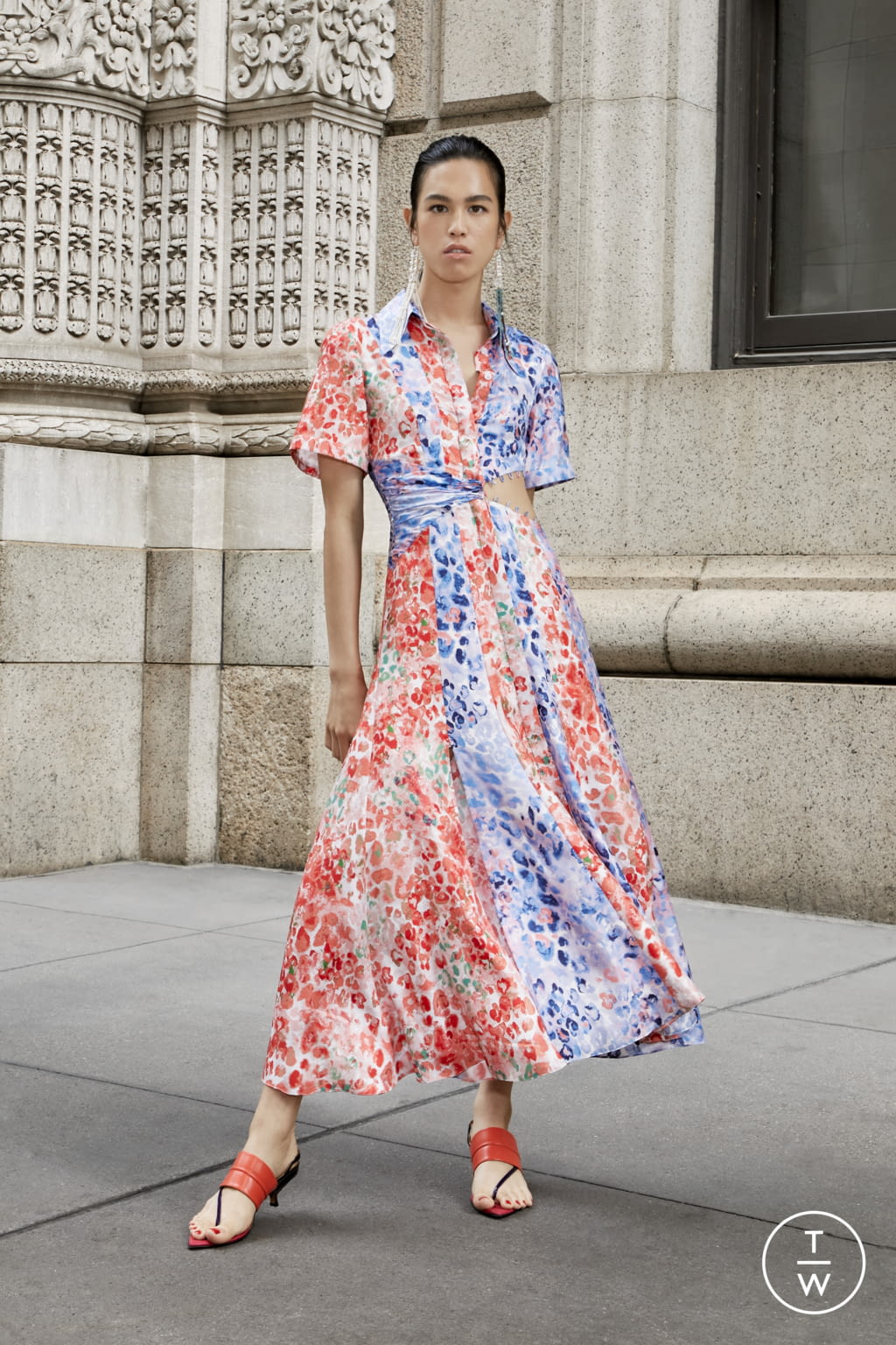 Fashion Week New York Resort 2020 look 2 de la collection Prabal Gurung womenswear