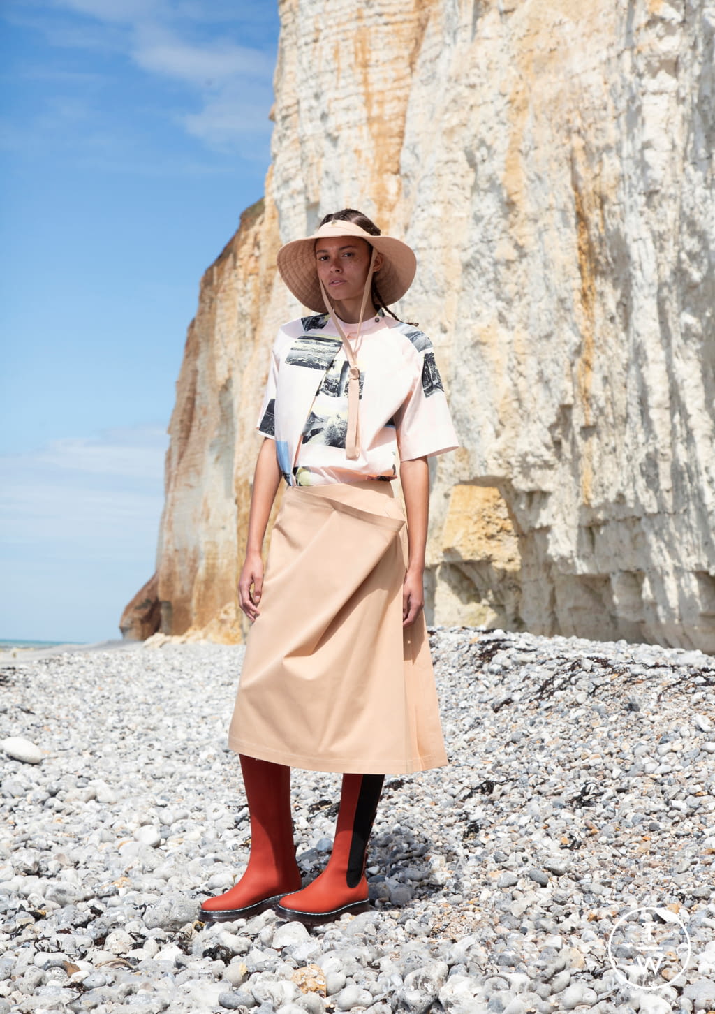 Fashion Week Paris Resort 2020 look 2 from the Cédric Charlier collection womenswear