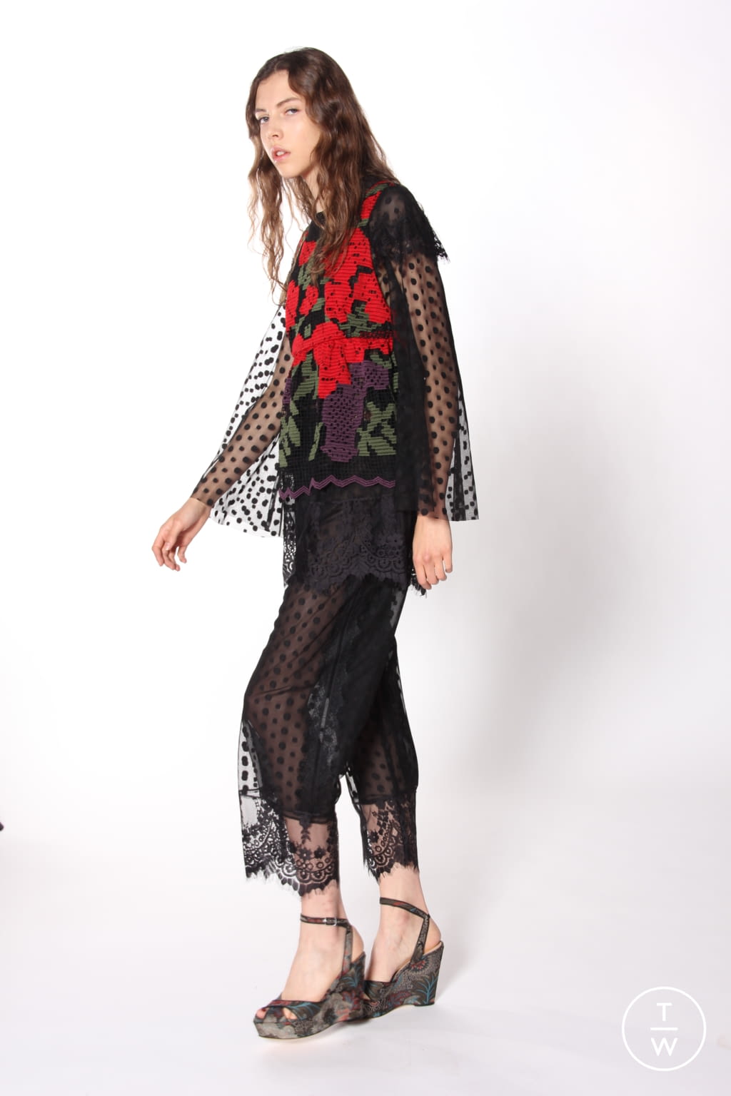 Fashion Week New York Resort 2018 look 20 de la collection Anna Sui womenswear