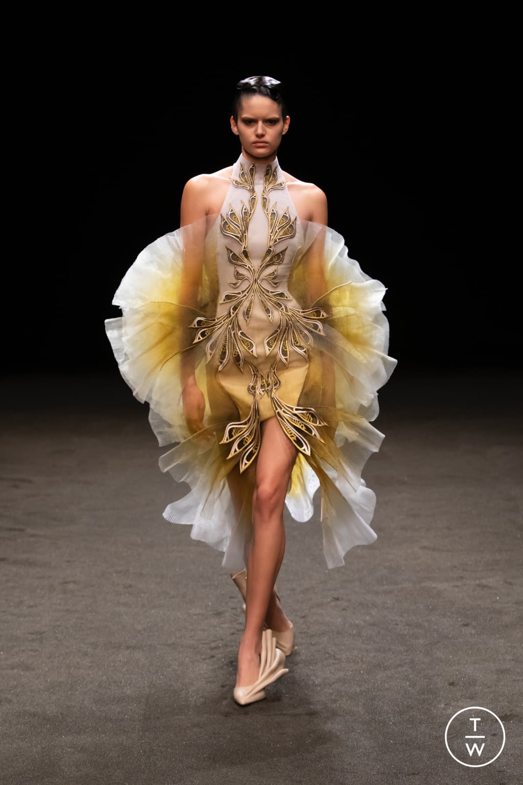 Fashion Week Paris Spring/Summer 2021 look 20 from the Iris Van Herpen collection couture