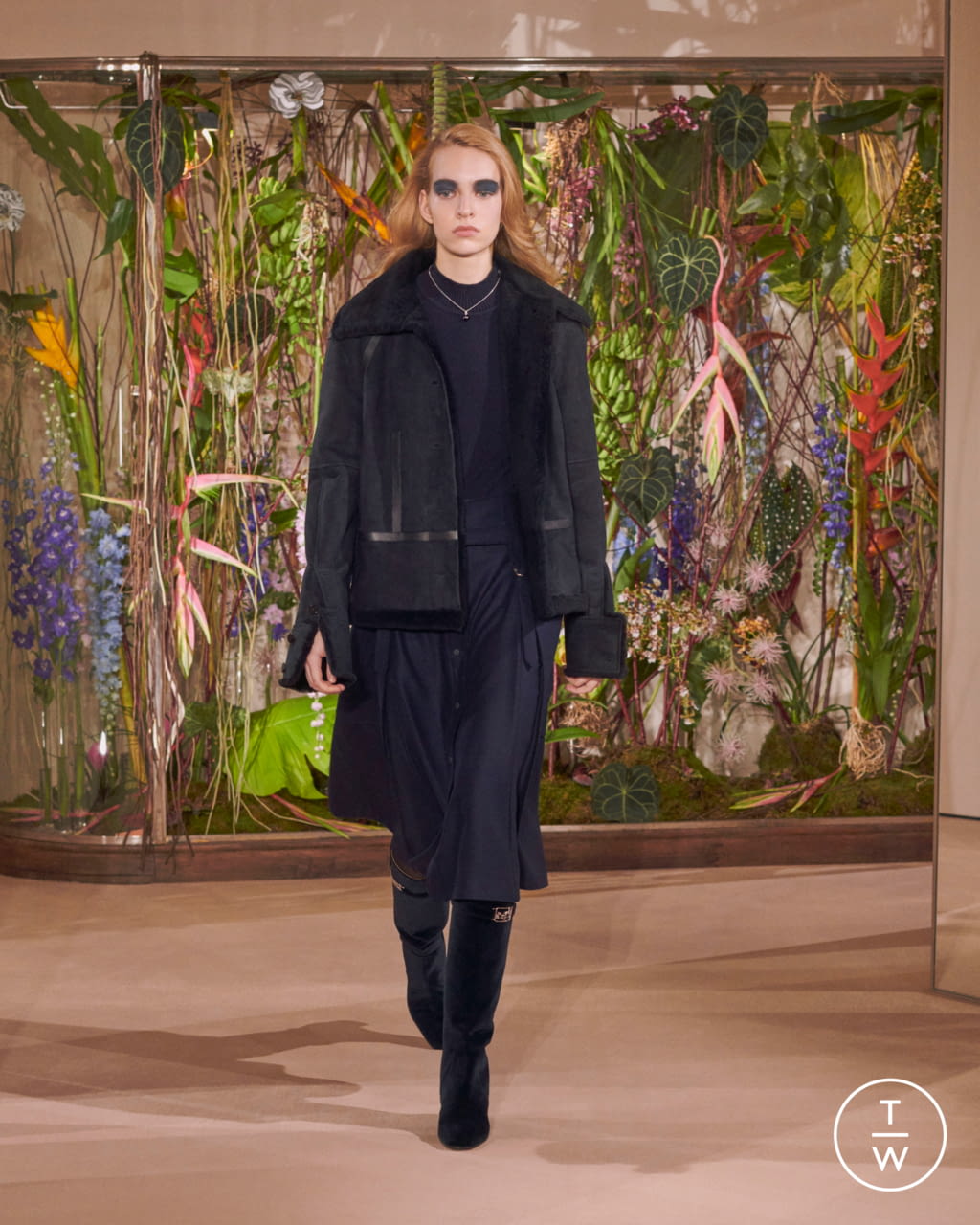 Fashion Week Paris Pre-Fall 2019 look 21 from the Hermès collection 女装