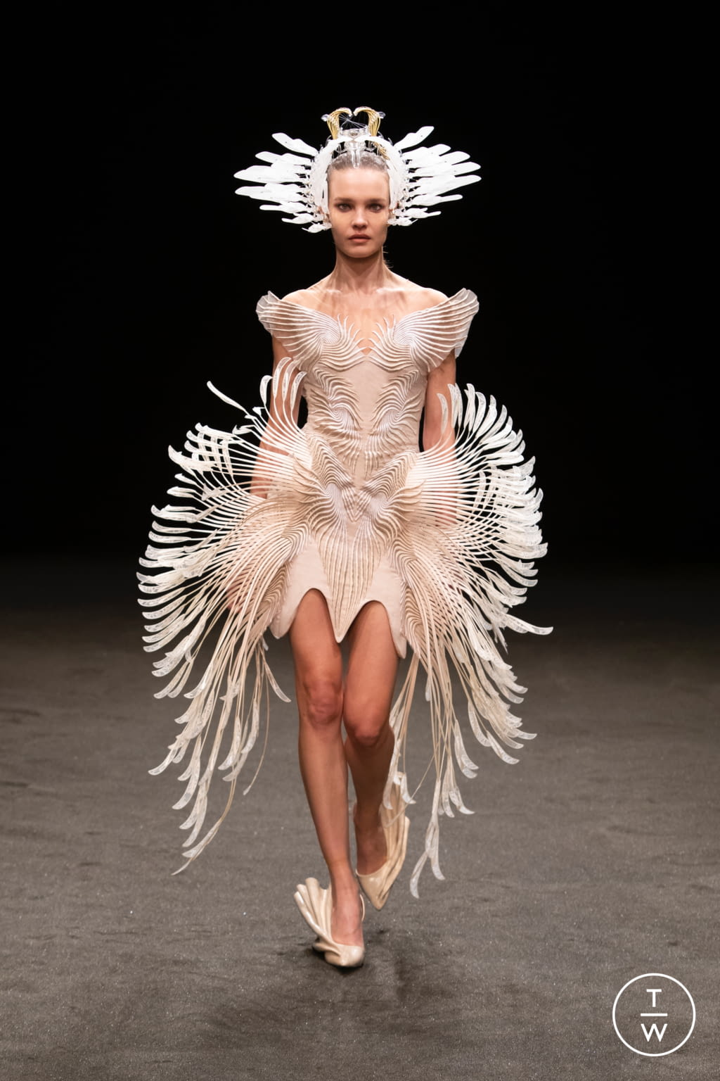 Fashion Week Paris Spring/Summer 2021 look 21 from the Iris Van Herpen collection couture