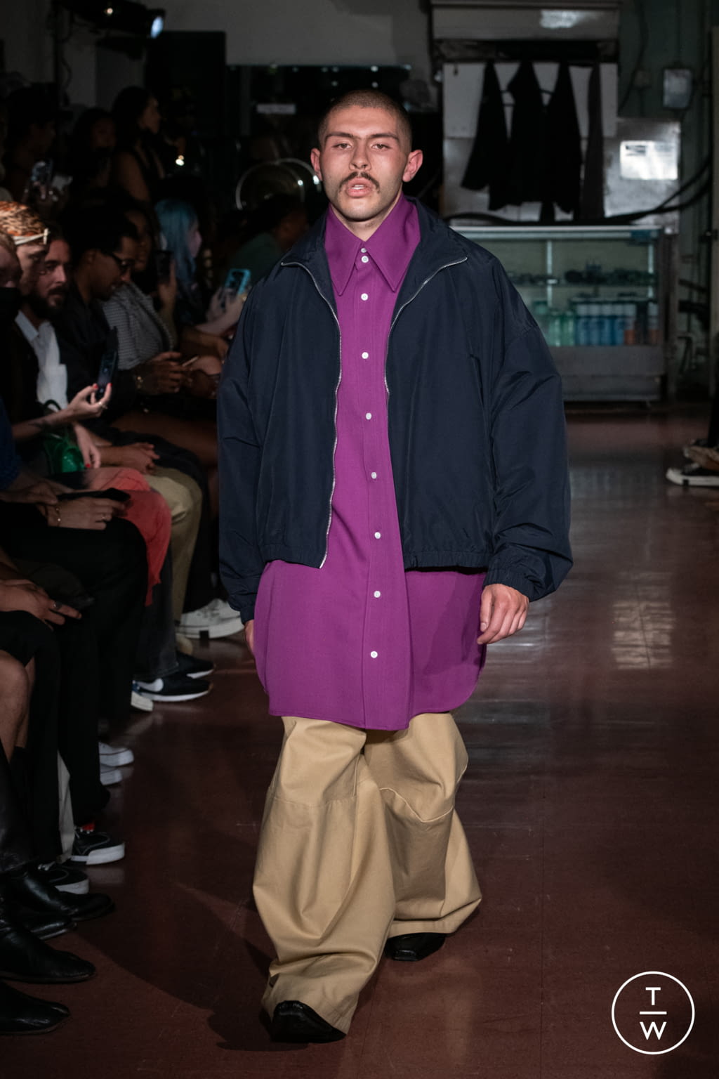 Fashion Week New York Spring/Summer 2022 look 22 de la collection Willy Chavarria menswear