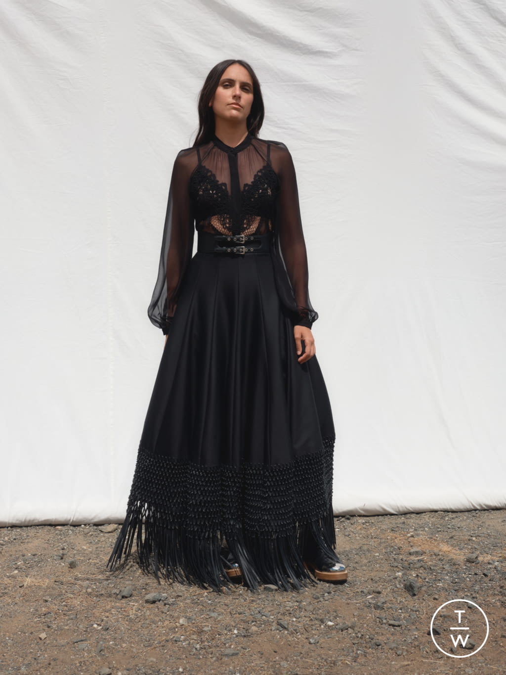 Fashion Week New York Resort 2021 look 21 from the Gabriela Hearst collection womenswear