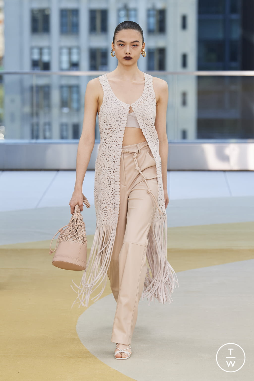 Fashion Week New York Spring/Summer 2022 look 22 from the Jonathan Simkhai collection womenswear