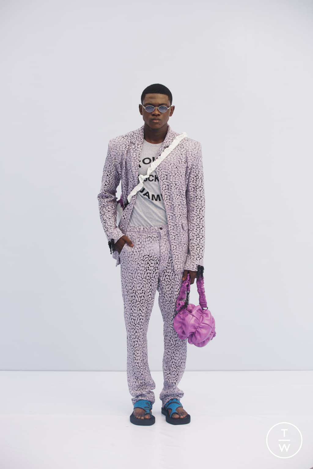 Fashion Week Milan Spring/Summer 2022 look 23 from the Tokyo James collection menswear