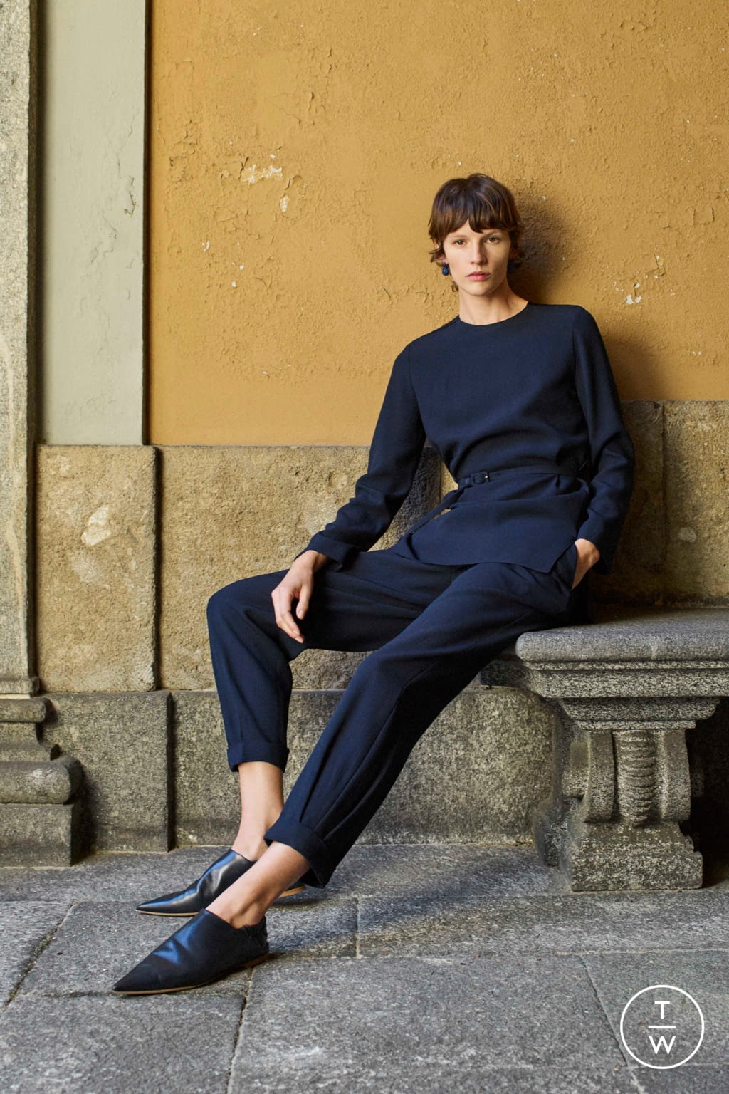 Fashion Week Milan Pre-Fall 2020 look 22 from the Agnona collection 女装