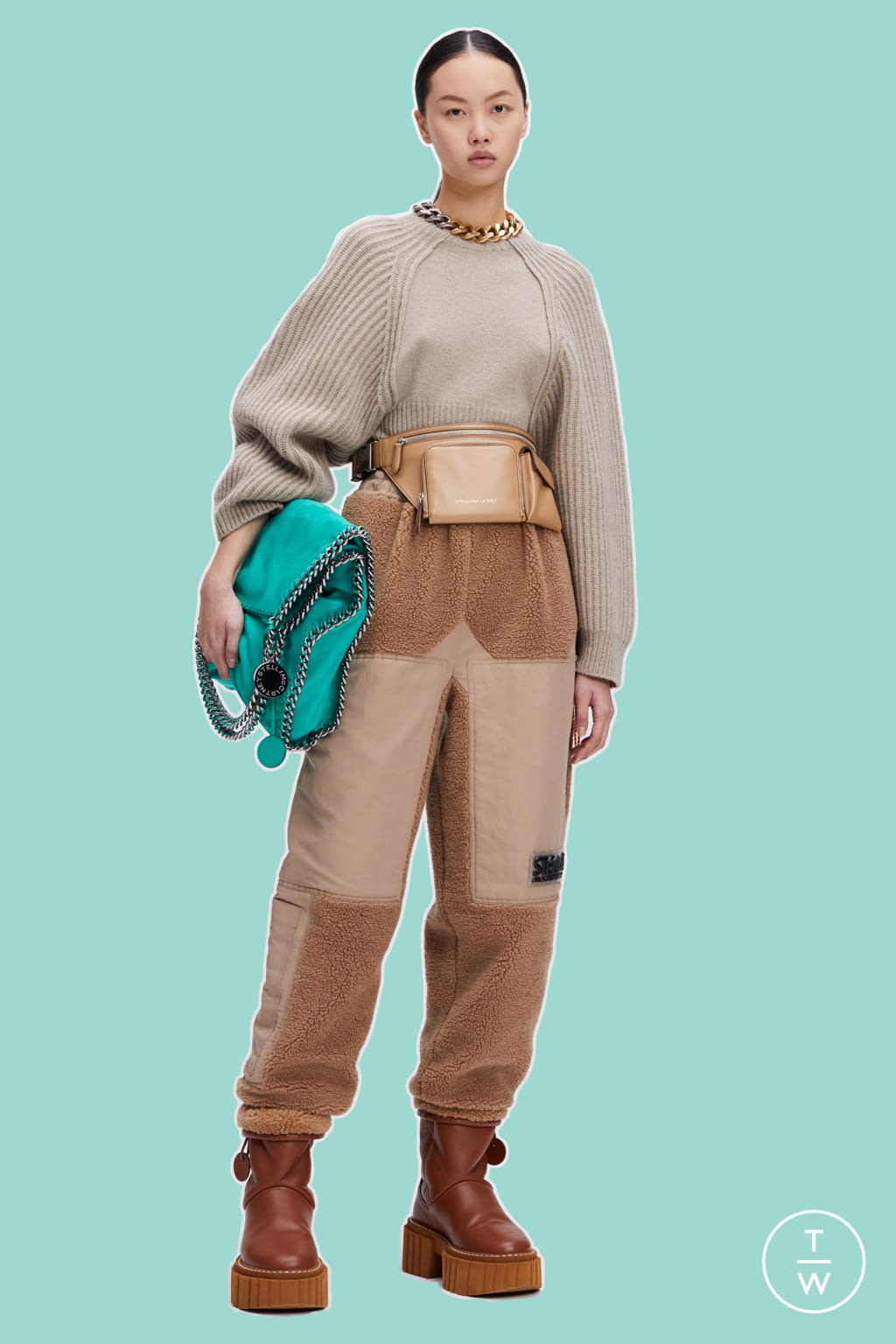 Fashion Week Paris Pre-Fall 2021 look 23 from the Stella McCartney collection womenswear