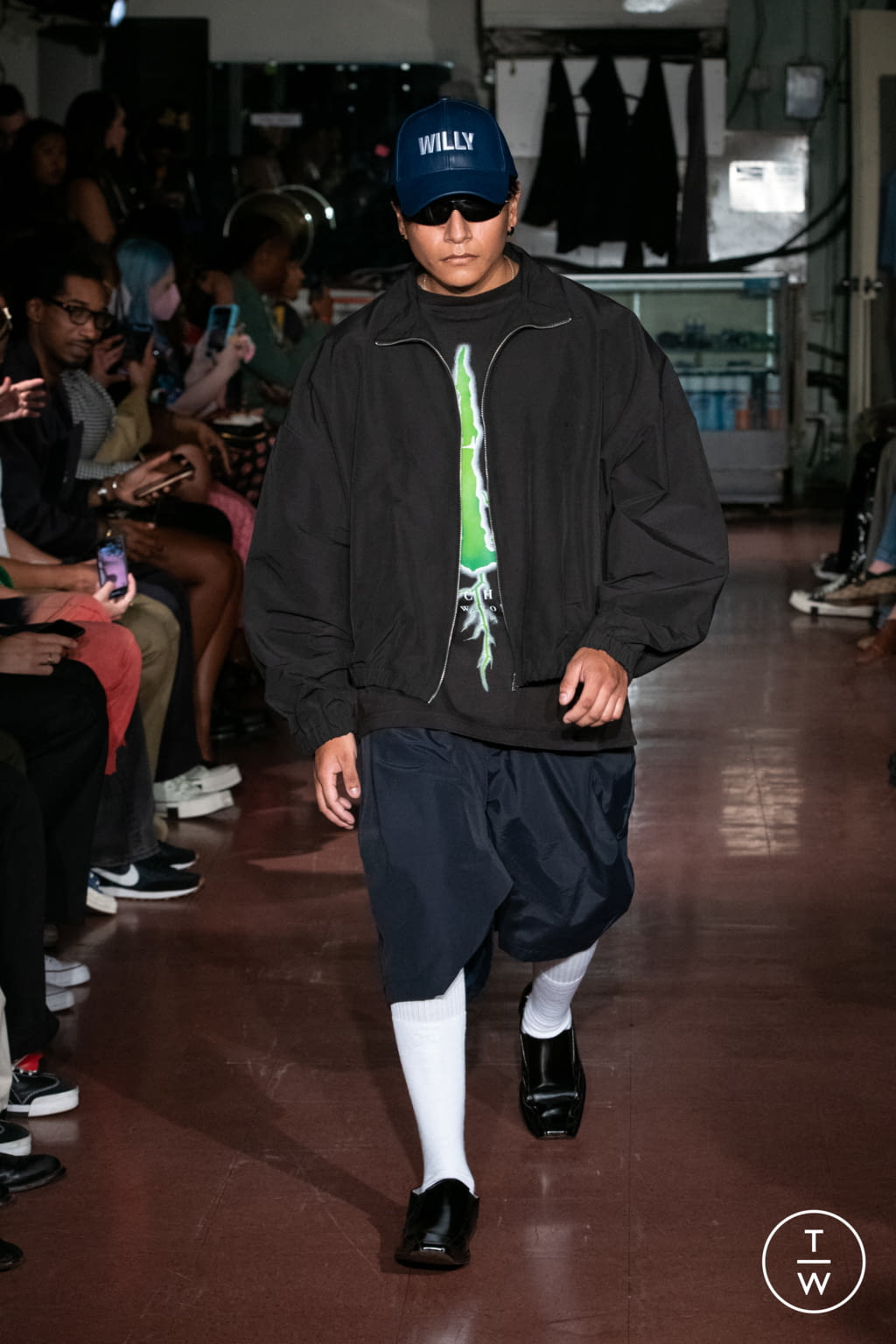 Fashion Week New York Spring/Summer 2022 look 24 from the Willy Chavarria collection menswear