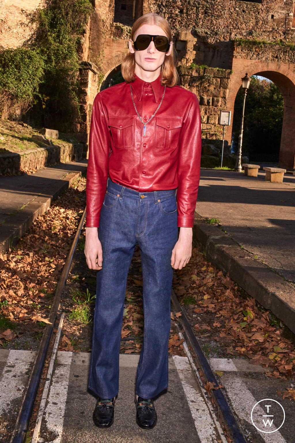 Fashion Week Milan Pre-Fall 2020 look 25 from the Gucci collection menswear