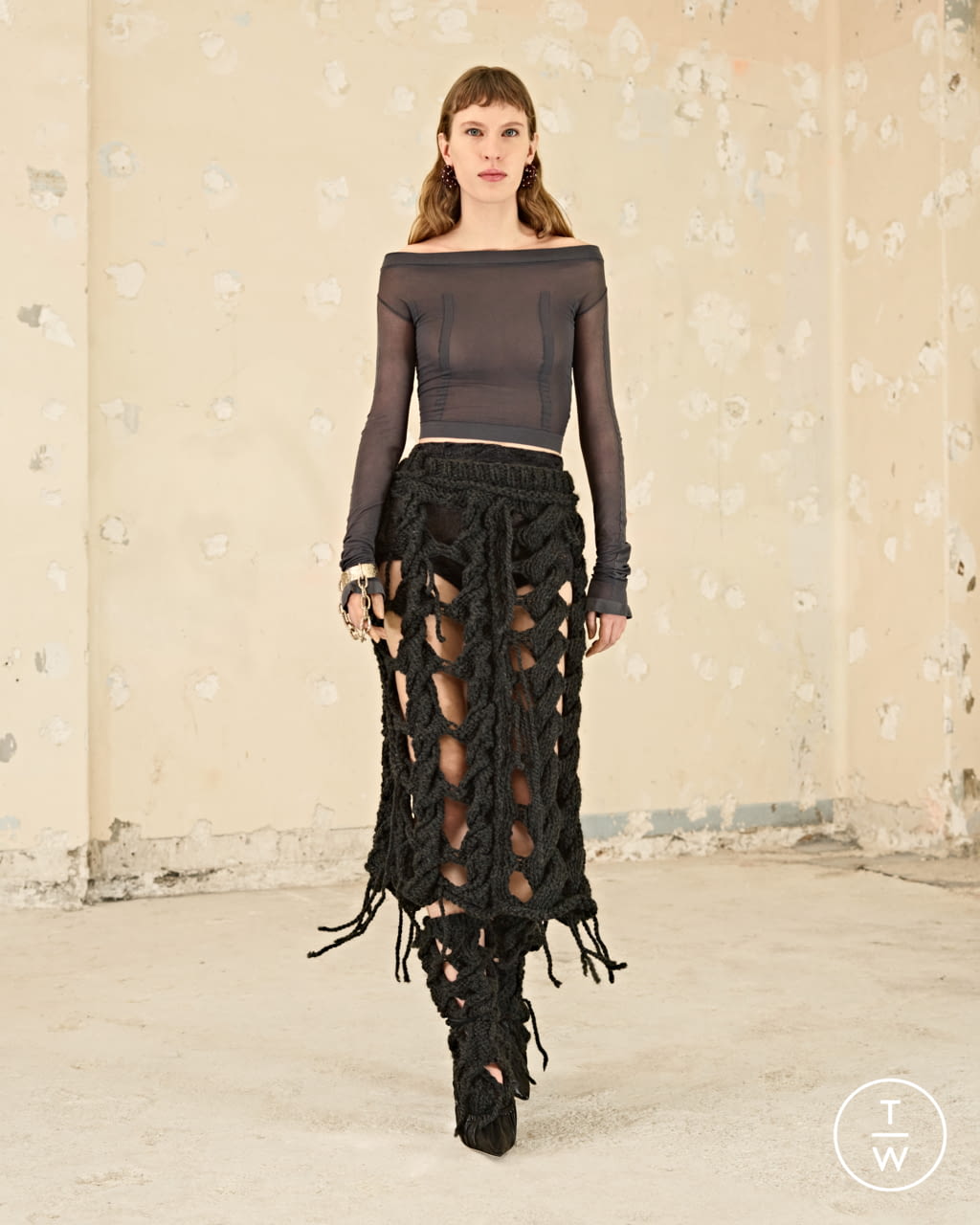 Fashion Week Paris Fall/Winter 2021 look 25 de la collection Acne Studios womenswear