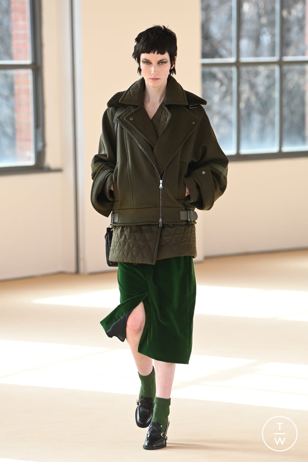 Fashion Week Milan Fall/Winter 2021 look 26 from the Max Mara collection 女装