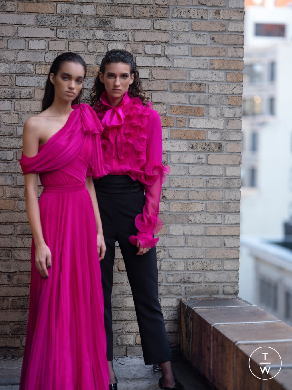 Fashion Week New York Pre-Fall 2020 look 29 from the Prabal Gurung collection 女装
