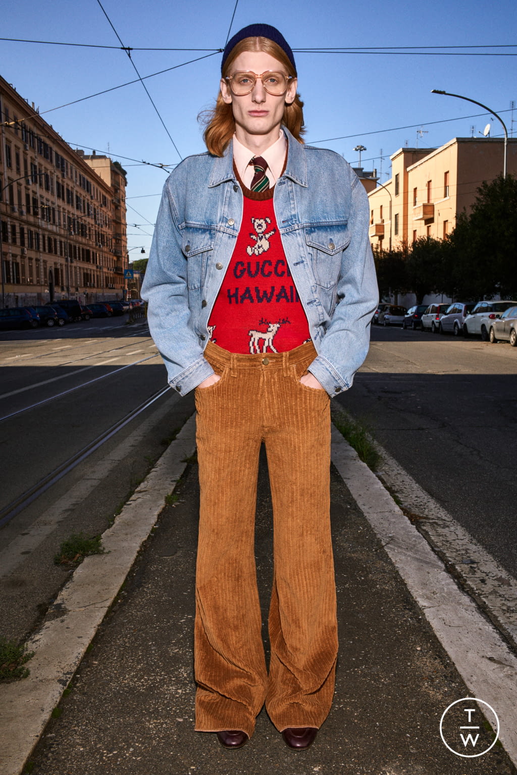 Fashion Week Milan Pre-Fall 2020 look 29 from the Gucci collection menswear