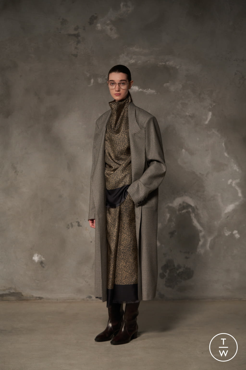 Fashion Week Milan Fall/Winter 2021 look 29 from the Calcaterra collection 女装