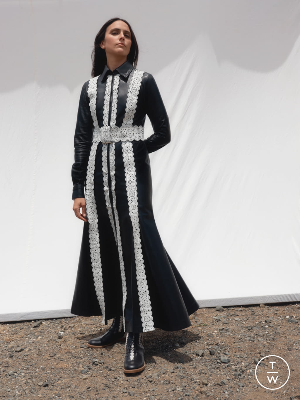Fashion Week New York Resort 2021 look 3 de la collection Gabriela Hearst womenswear