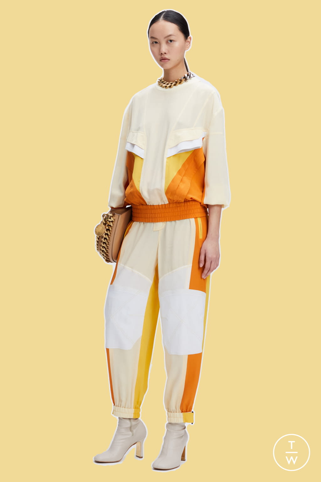Fashion Week Paris Pre-Fall 2021 look 3 from the Stella McCartney collection womenswear