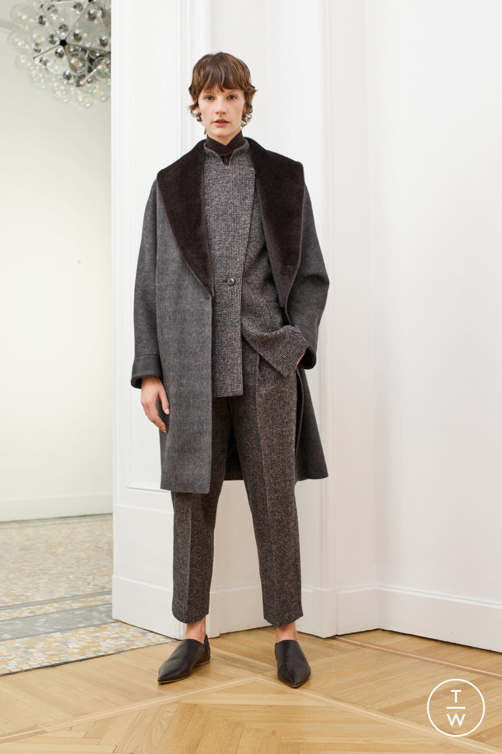 Fashion Week Milan Pre-Fall 2020 look 30 from the Agnona collection womenswear