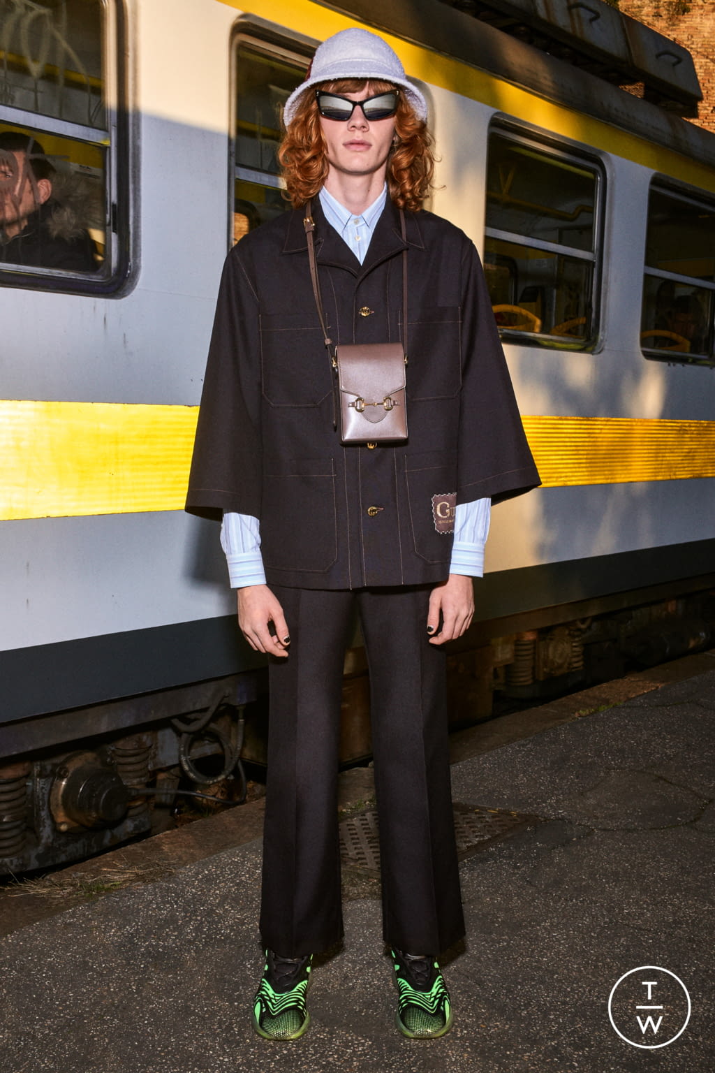 Fashion Week Milan Pre-Fall 2020 look 32 from the Gucci collection 男装