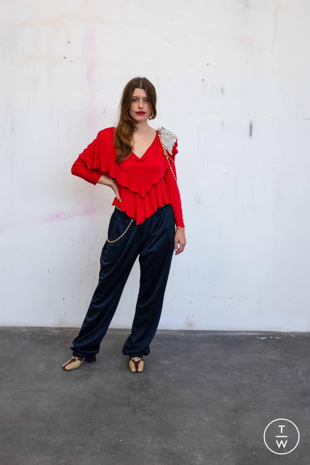 Fashion Week New York Fall/Winter 2021 look 33 from the Imitation of Christ collection womenswear