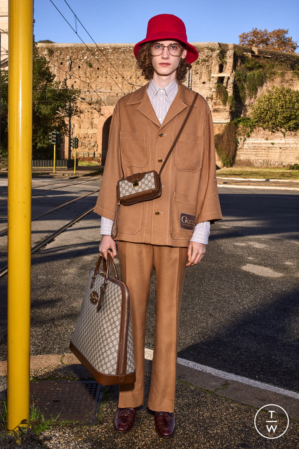 Fashion Week Milan Pre-Fall 2020 look 33 from the Gucci collection menswear