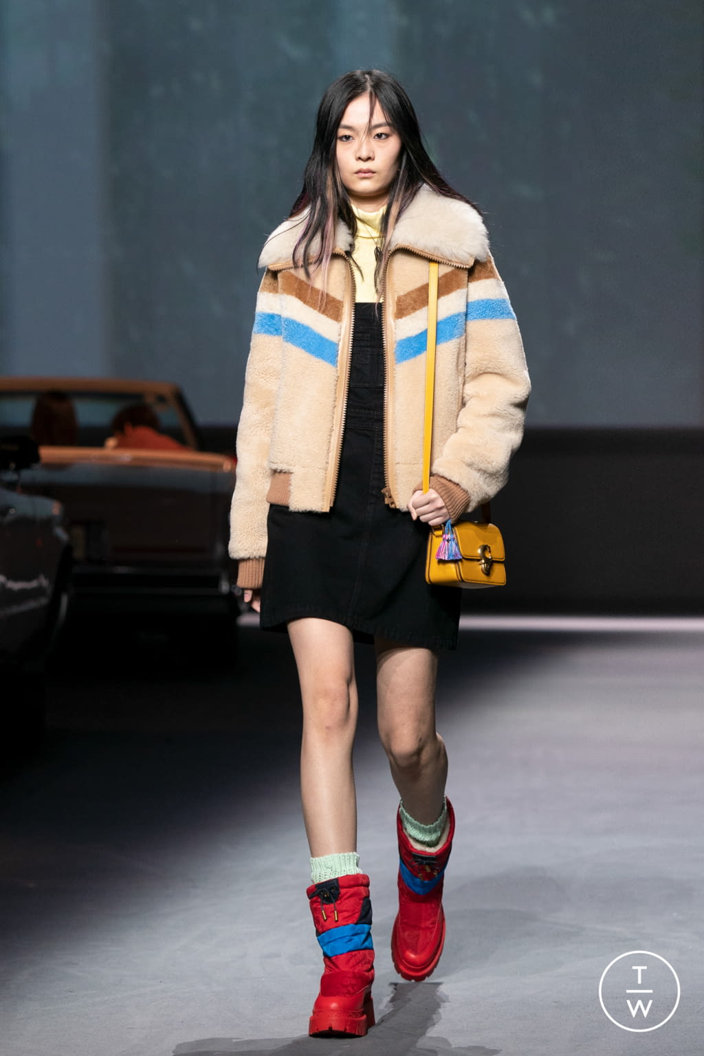 Fashion Week New York Resort 2022 look 34 from the Coach collection womenswear