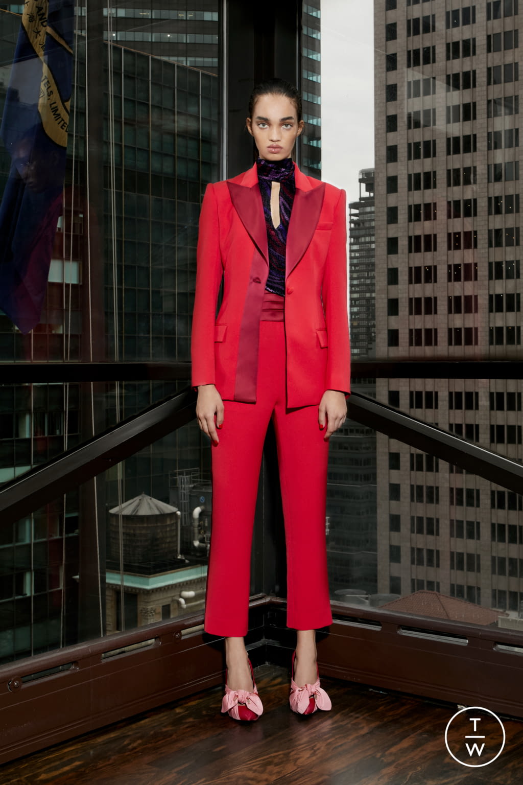 Fashion Week New York Resort 2020 look 35 from the Prabal Gurung collection 女装