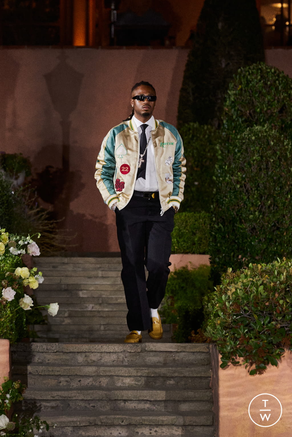 Fashion Week Paris Spring/Summer 2022 look 36 from the Rhude collection menswear