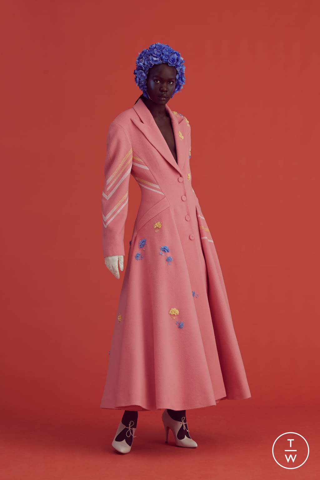 Fashion Week Paris Spring/Summer 2022 look 37 from the Ulyana Sergeenko collection couture